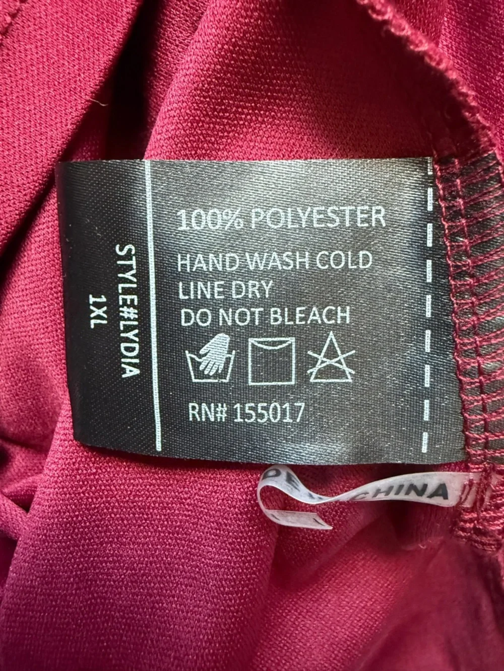 Baltic Born Lydia Maxi Dress Burgundy 1X XL - Picture 10 of 16